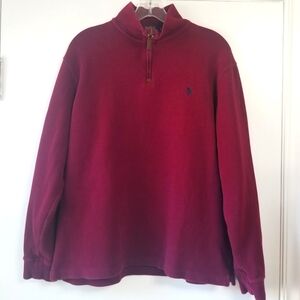Polo by Ralph Lauren Maroon 1/4 Zip Pullover